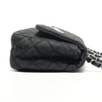 Chanel Shoulder Bag Quilted Canvas CC Logo Flap Chain — view 4