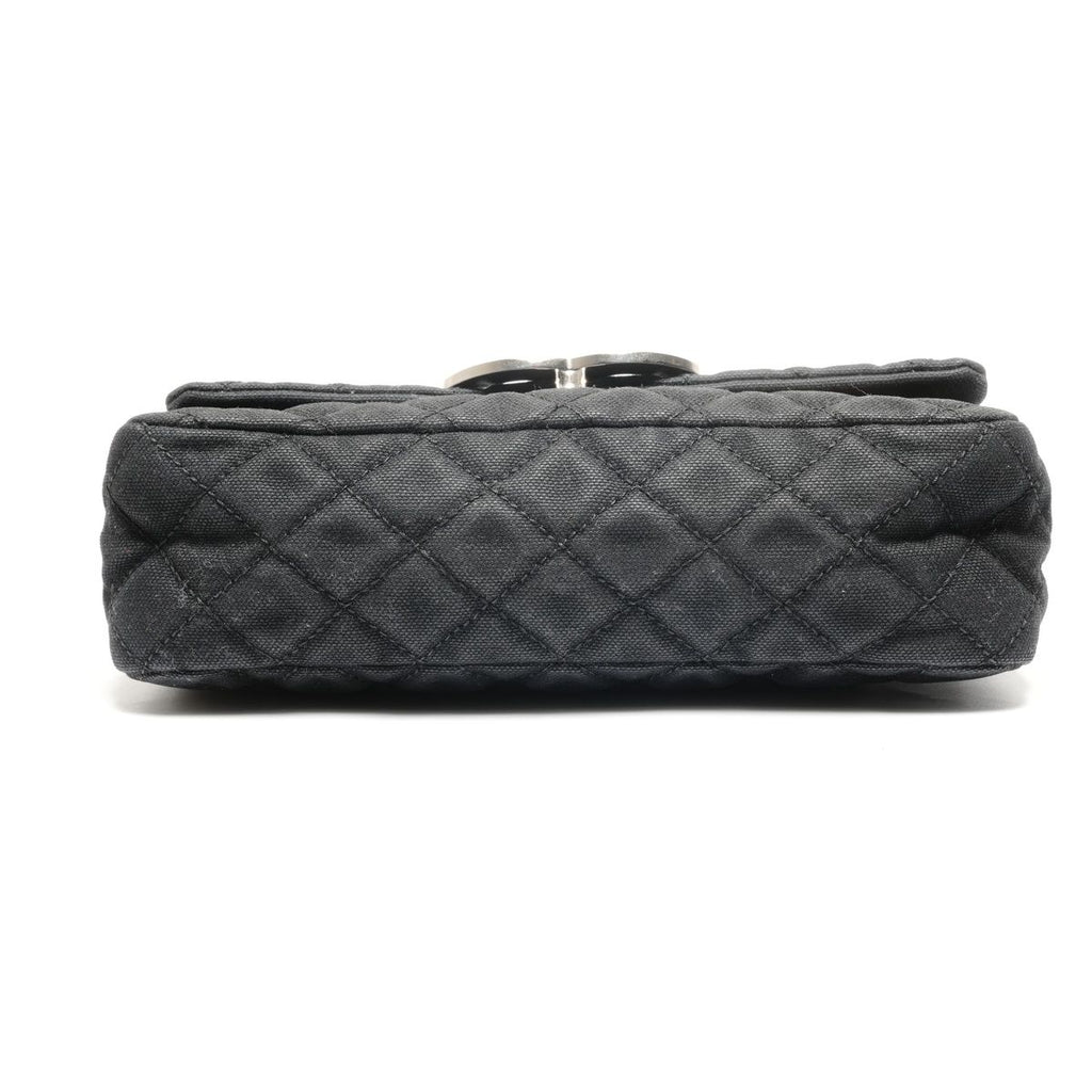Chanel Shoulder Bag Quilted Canvas CC Logo Flap Chain — view 7