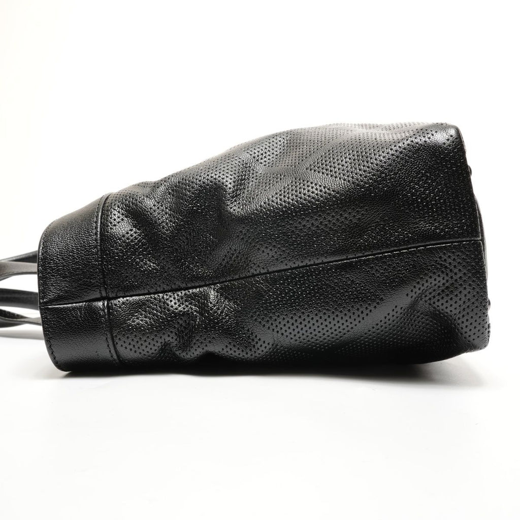 Chanel Tote Perforated Big CC Logo Leather — view 3