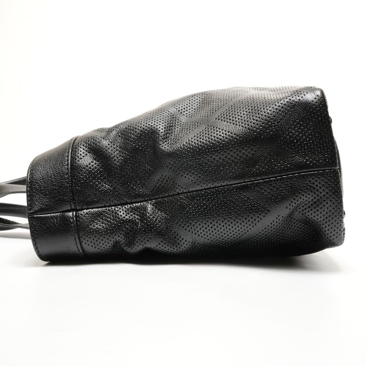 Chanel Tote Perforated Big CC Logo Leather — view 3