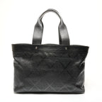 Chanel Tote Perforated Big CC Logo Leather — view 2
