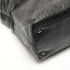 Chanel Tote Perforated Big CC Logo Leather — view 5