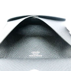 Hermes Calvi Duo Noir Black Epsom Card Case — view 7