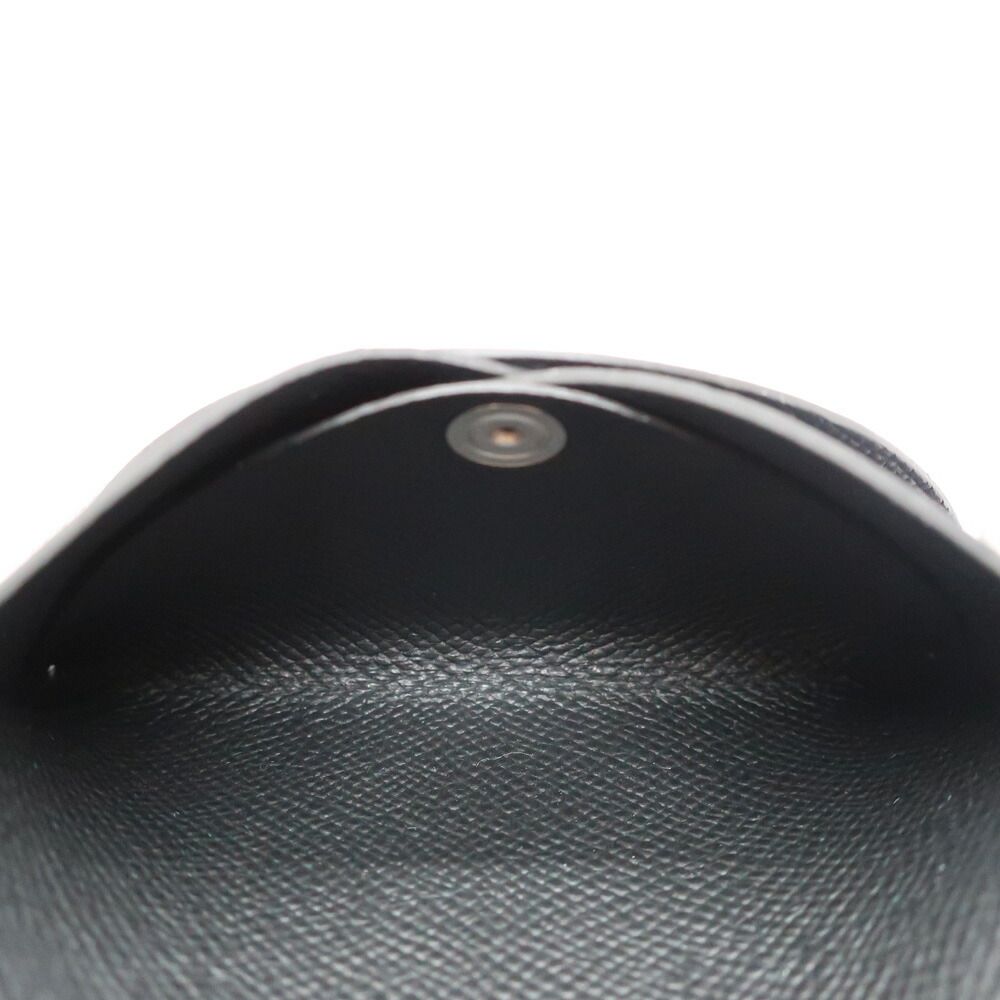 Hermes Calvi Duo Noir Black Epsom Card Case — view 8
