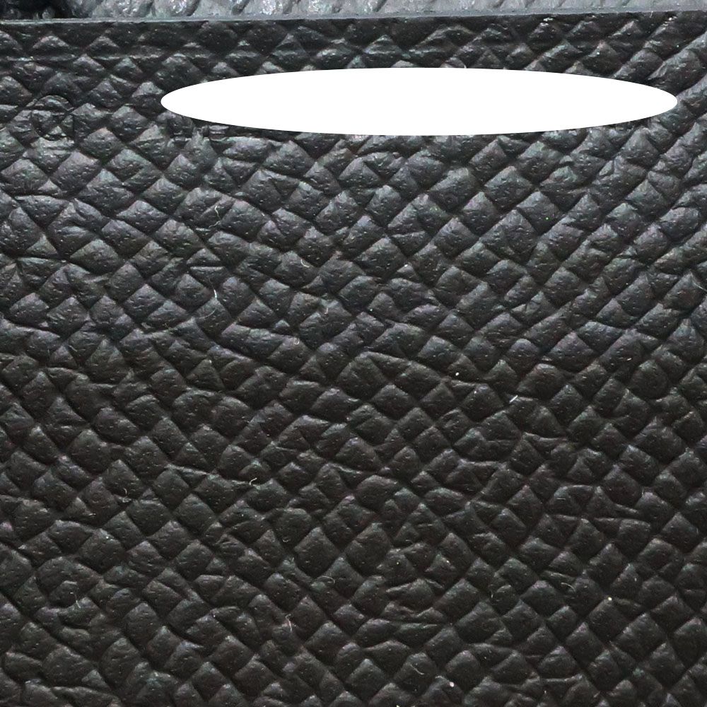 Hermes Calvi Duo Noir Black Epsom Card Case — view 9
