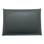 Hermes Calvi Duo Noir Black Epsom Card Case — view 2