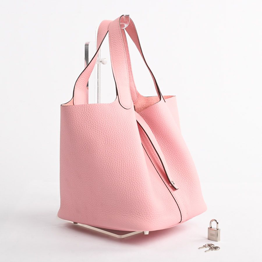 Hermes Handbag Picotin Lock MM Rose Sakura — view 2