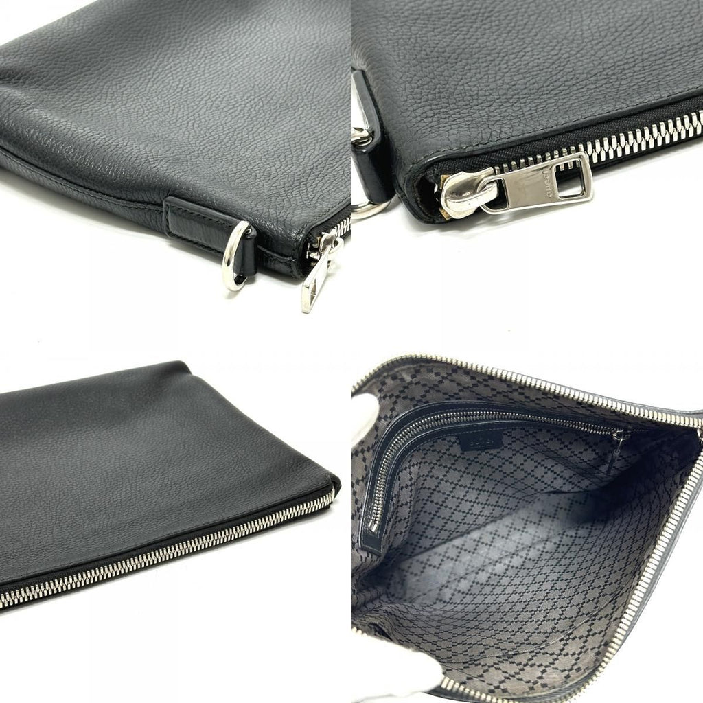 Gucci Clutch Cosmopolis Leather Black — view 7