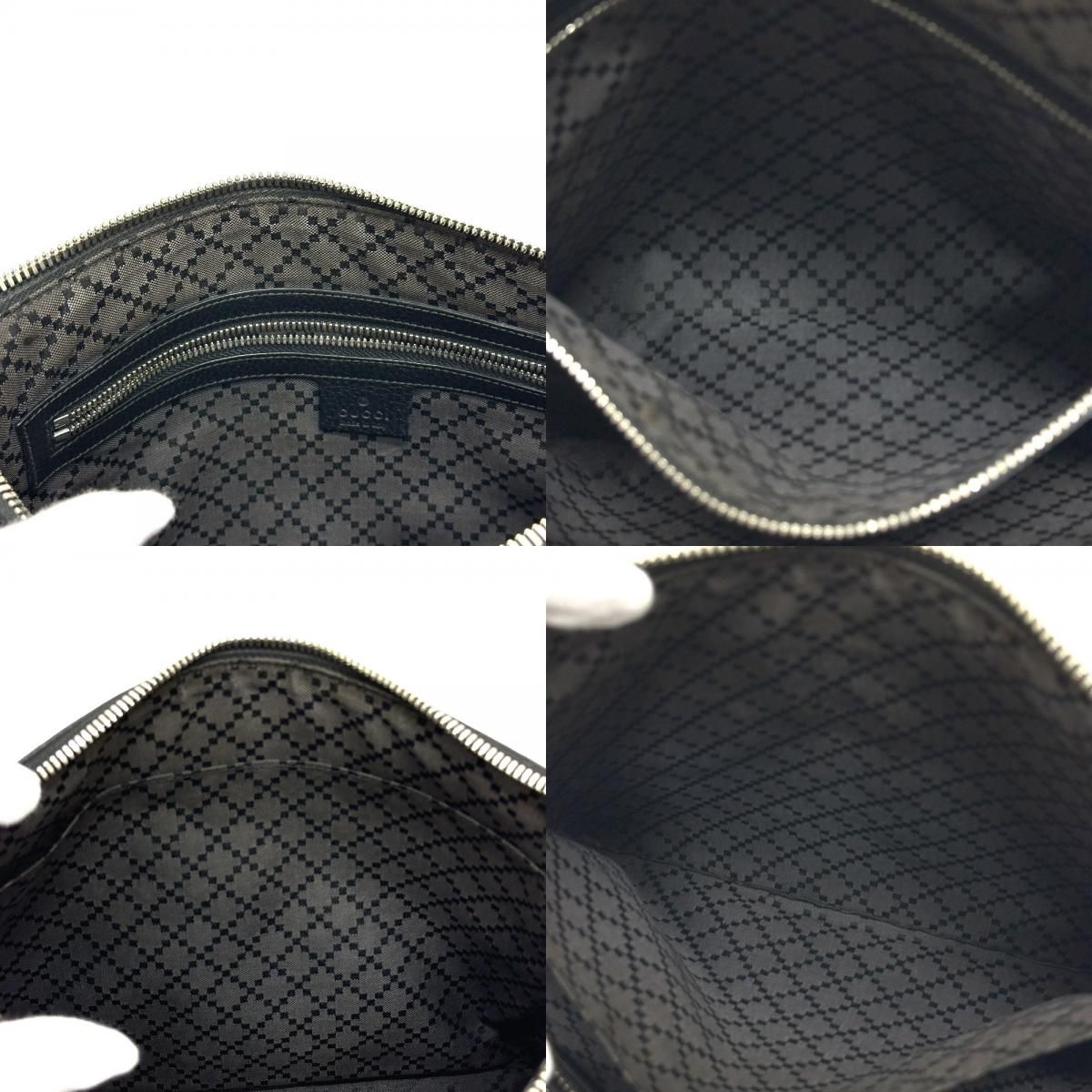 Gucci Clutch Cosmopolis Leather Black — view 8
