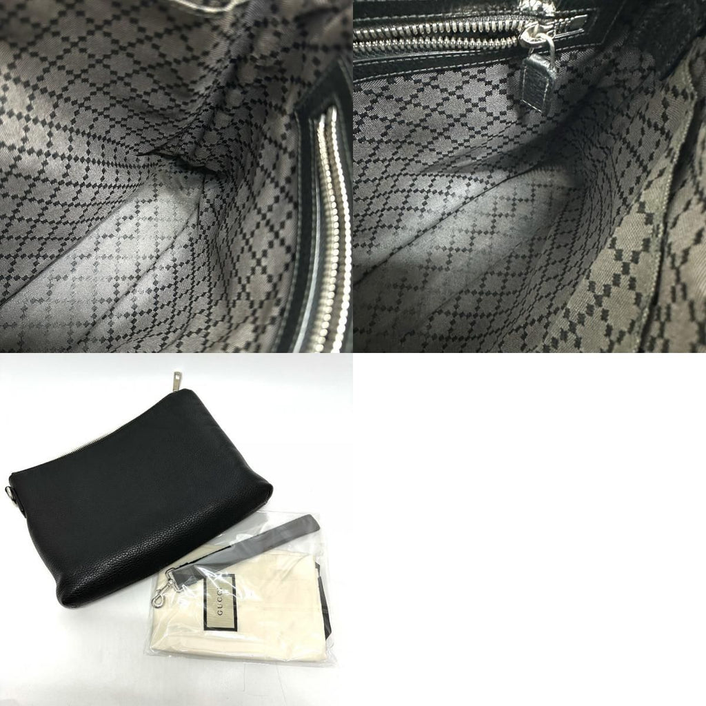 Gucci Clutch Cosmopolis Leather Black — view 9
