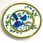 Hermes Dish Tucan Toucan Motif Pottery White Hat X Green — view 2
