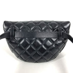 Chanel Belt Bag CC Logo Quilted Leather Black — view 2