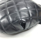 Chanel Belt Bag CC Logo Quilted Leather Black — view 6