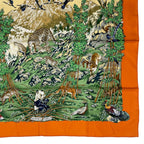 Hermes Scarf Silk Carre 90 Sichuan Orange — view 5