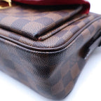 Louis Vuitton Damier Ravello GM Shoulder Bag Brown Leather — view 5