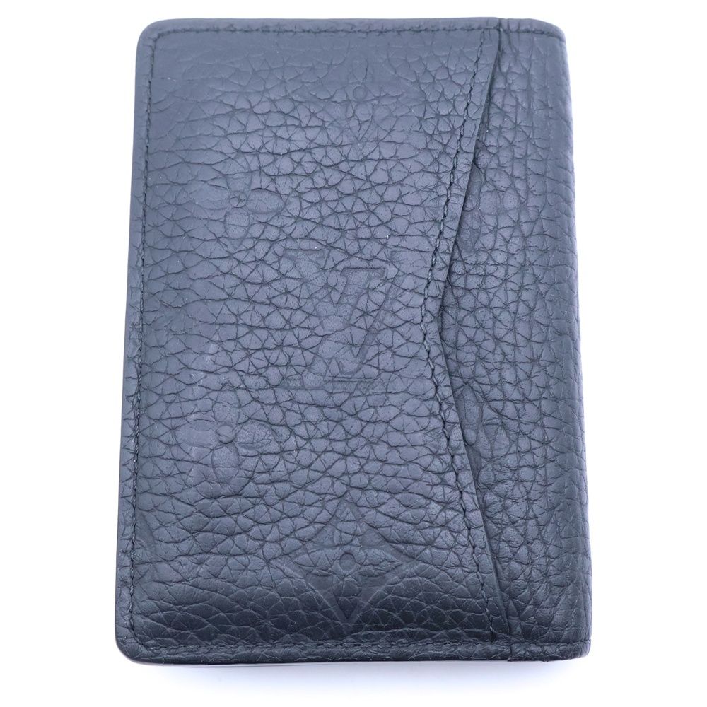 Louis Vuitton Organizer de Poche Monogram Taurillon Card Case Black — view 2