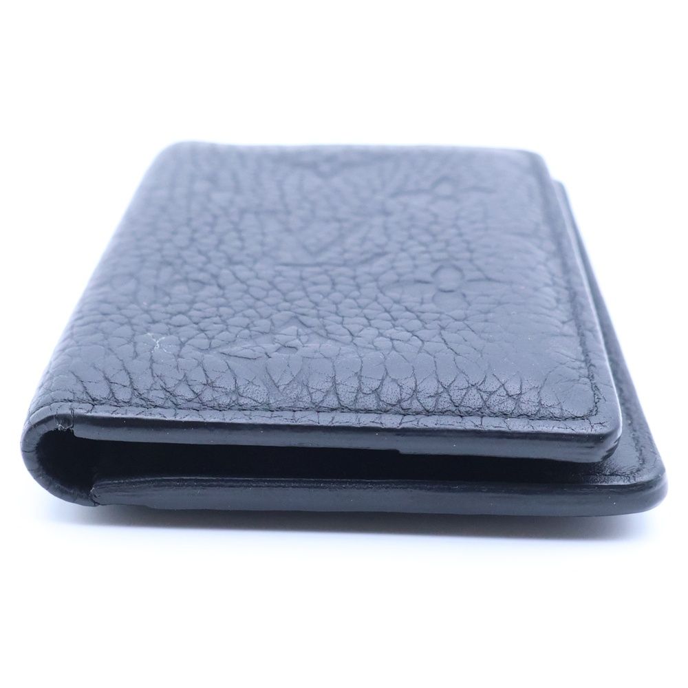 Louis Vuitton Organizer de Poche Monogram Taurillon Card Case Black — view 3