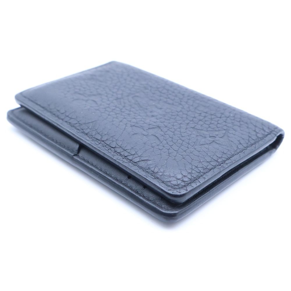 Louis Vuitton Organizer de Poche Monogram Taurillon Card Case Black — view 4