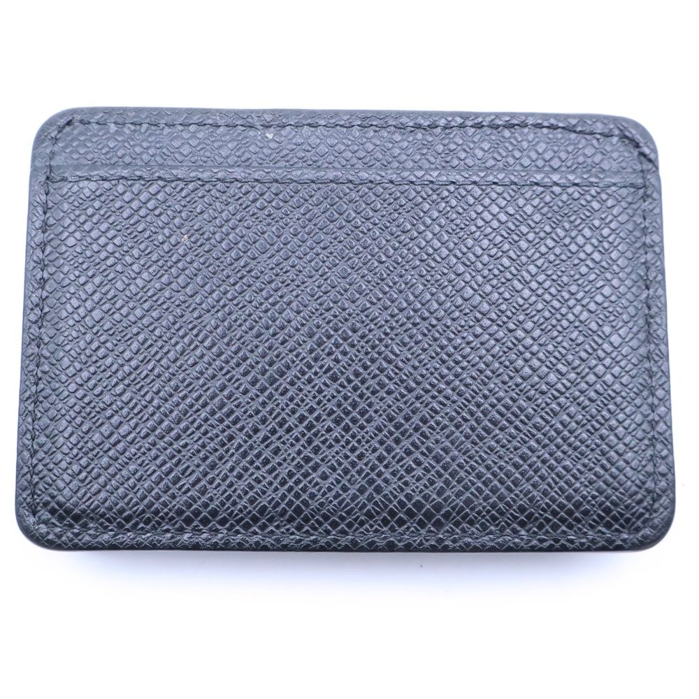Louis Vuitton Taiga Coin Purse Leather Case Black — view 2
