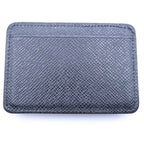 Louis Vuitton Taiga Coin Purse Leather Case Black — view 2