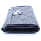 Gucci GG Supreme Card Case Business Holder Gray — view 3
