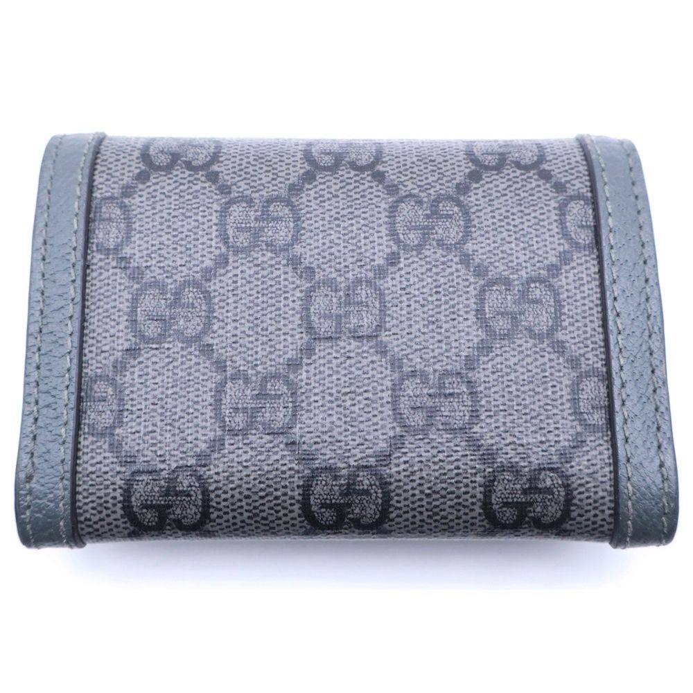 Gucci GG Supreme Card Case Business Holder Gray — view 2