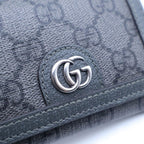 Gucci GG Supreme Card Case Business Holder Gray — view 5