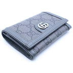 Gucci GG Supreme Card Case Business Holder Gray — view 4