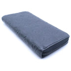 Louis Vuitton Amped Leather Zippy Wallet Horizontal Black — view 4