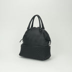 Bottega Veneta Intrecciato Tote Black Silver Handbag — view 2
