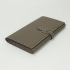Hermes Passant to Tanman Wallet Veau Epsom Etoupe Gray — view 3
