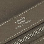 Hermes Passant to Tanman Wallet Veau Epsom Etoupe Gray — view 6