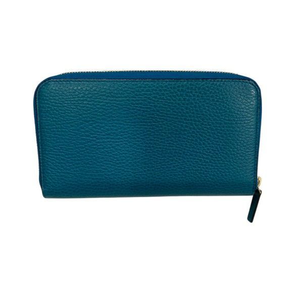 Gucci Interlocking Turquoise Blue Zip Around Wallet — view 2