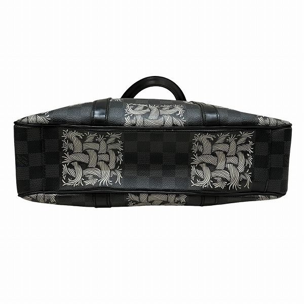 Louis Vuitton Damier Graphite Christopher Nemeth Tadao PM Tote Black Gray White — view 3