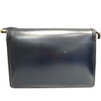 Celine Carriage Navy Leather Shoulder Bag — view 2