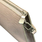 Louis Vuitton Epi Pochette Bag Handbag Lavender — view 6