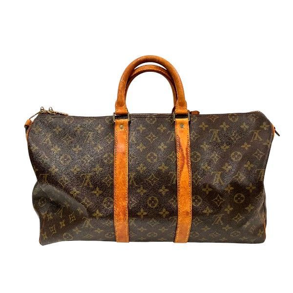 Louis Vuitton Monogram Keepall Bandouliere 45 Boston Bag — view 2
