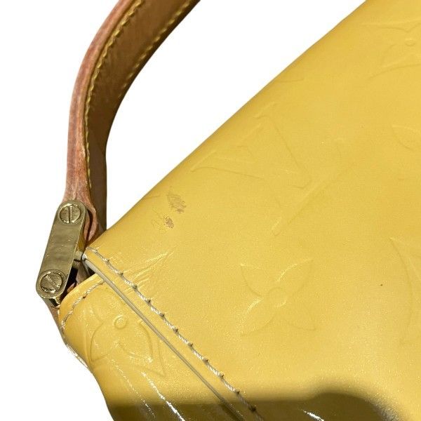Louis Vuitton Monogram Vernis Thompson Street Shoulder Bag Lime Yellow — view 7