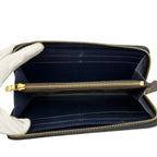 Louis Vuitton Vernis Portefeuille Zip Around Wallet Blue Marine — view 3