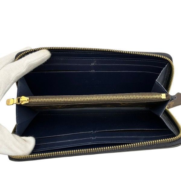 Louis Vuitton Vernis Portefeuille Zip Around Wallet Blue Marine — view 3