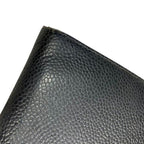 Chanel Caviar Leather Bifold Wallet Clasp Noir Black — view 9