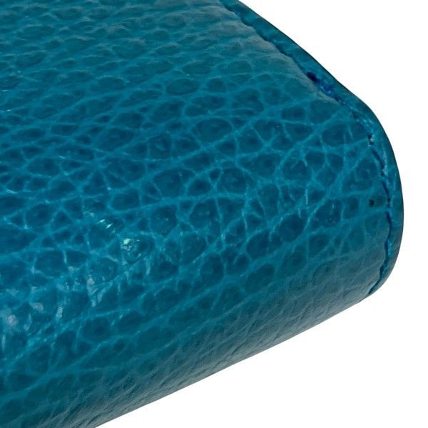 Gucci Interlocking Turquoise Blue Zip Around Wallet — view 9