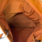 Gucci GG Canvas Tote Shoulder Bag Beige Orange — view 5