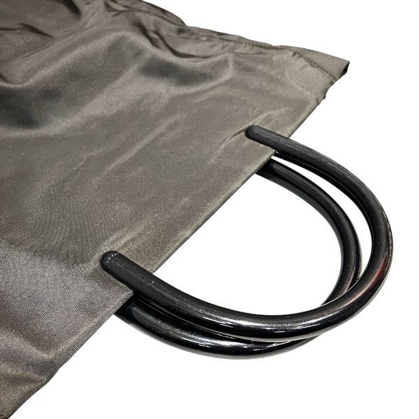Prada Black Nylon Plastic Tote — view 7