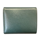 Celine Triomphe Small Flap Wallet Trifold Dark Green — view 2
