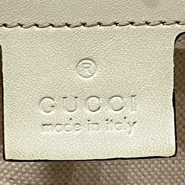 Gucci Canvas Leather Beige White Horsebit Tote X — view 4