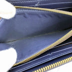 Louis Vuitton Vernis Portefeuille Zip Around Wallet Blue Marine — view 5