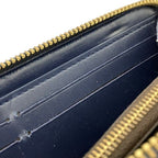 Louis Vuitton Vernis Portefeuille Zip Around Wallet Blue Marine — view 8