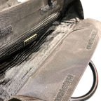Prada Black Nylon Plastic Tote — view 6