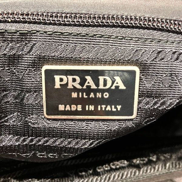 Prada Black Nylon Plastic Tote — view 4